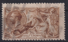 GREAT BRITAIN 1919 - Canceled - Sc# 179 - Bradbury, Wilkinson & Co Printing - 2/6sh - Used Stamps