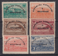 ALBANIA 1946 - MNH - Mi# 373-378 - Albanien