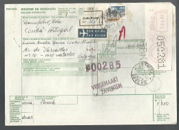 58512) Portugal Boletim De Expedicao Bulletin D'Expedition 1981 Postmark Cancel  Air Mail - Covers & Documents