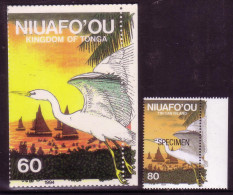 Artwork Essay Presentation - Tonga Niuafoou 1994 - Heron, Bird - Read Description - Kranichvögel