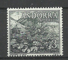 ANDORRE Andorra 1964 Michel 64 O Landschaften - Gebraucht