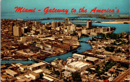 Florida Miami Aerial View Looking Toward Biscayne Bay And Miami Beach - Miami
