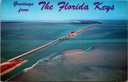 Florida Keys Greetings Showing Indian Key Fill Bridge And Picnic Area 1963 - Key West & The Keys