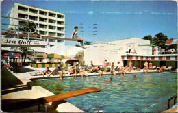 Florida Miami Beach The SEa Gull Hotel Poll And Cabana Club 1956 - Miami Beach