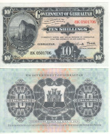 GIBRALTAR   New 10 Shillings / 50 Pence  PW41   "Celebration Of World Tourism In 2018"  UNC - Gibilterra