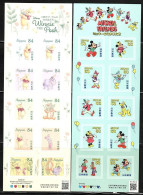 Japan 2023 Disney Cartoon Characters — Mickey & Friends/Winnie The Pooh Stamp Sheetlet*2 MNH - Nuovi