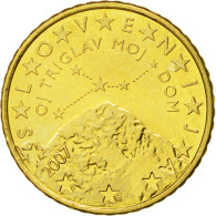 Slovénie, 50 Euro Cent, 2007, SPL, Laiton, KM:73 - Slovénie