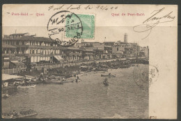 Carte P De 1906 ( Port-Saïd - Quai ) - Port-Saïd