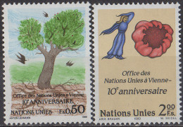 NATIONS UNIES (Genève) - 10e Anniversaire Du Centre De Vienne - Neufs