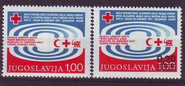 YUGOSLAVIA Postage Due 59-60,unused,red Cross - Strafport