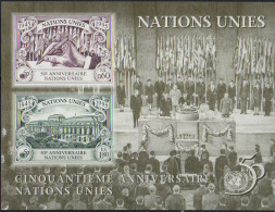 NATIONS UNIES (Genève) - 50e Anniversaire Des Nations Unies Feuillet - Blocks & Sheetlets