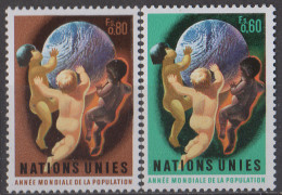 NATIONS UNIES (Genève) - Année Mondiale De La Population - Unused Stamps