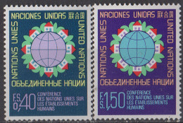 NATIONS UNIES (Genève) - Conférence Des Nations Unies Sur L'habitat - Unused Stamps