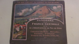 Panorama De La France Centrale Pris De L'observatoire Du Puy-de-Dôme, SUPERBE FRESQUE PAR TH TAILHANDIER ARTISTE PEINTRE - Auvergne