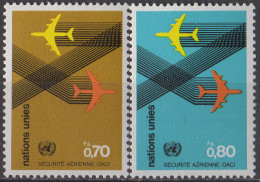 NATIONS UNIES (Genève) - Sécurité Aérienne Organisation De L'Aviation Civile Internationale - Unused Stamps