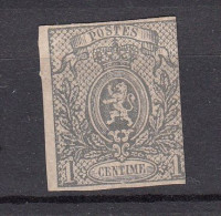 Belgie - Belgique : Ocb Nr:  22 (*) MH  (zie Scan) Sans Gomme Coupé - 1866-1867 Coat Of Arms