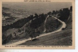 SAINT ANDRE LA COTE  ROUTE DE MORNANT  ET CHEMIN CONDUISANT  AU HAMEAU  DE L ADRET - Saint-André-la-Côte