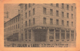 Orléans * Etablissements JULIEN & LABBE 10 Rue D'illiers & 8 Rue Du Grenier à Sel * QUINQUINA * Commerce - Orleans