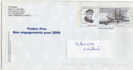 FRANCE 2007 Entier Postal TP Yv 4119/4111 Charcot Groenland RR - Pseudo-entiers Privés