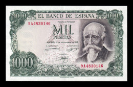 España Spain 1000 Pesetas José Echegaray 1971 Pick 154r Reposición Serie 9A Ebc/+ Xf/+ - 1000 Peseten