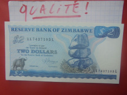 ZIMBABWE 2$ 1983 Peu Circuler/ Neuf (B.30) - Zimbabwe