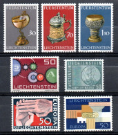 LIECHTENSTEIN /  N° 534 à 536 + 364+365+366+381 NEUFS ** - Unused Stamps