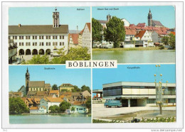 BOBLINGEN Rathaus Stadtkirche Kongrebhalle Oberer See Und Stadt - Boeblingen