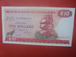 ZIMBABWE 10$ 1983 Circuler (B.30) - Zimbabwe