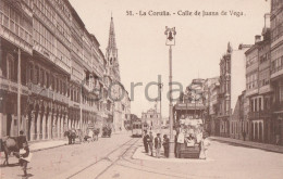 Spain - La Coruna - Calle De Juana De Vega - Tram - La Coruña