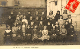 Le Mans * Carte Photo * Pensionnat St Joseph * école écoliers Enfants Filles - Le Mans