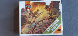 American Infantry (5 Figures) - World War II - Model Kit (48 Pieces) - Airfix (1:76 - HO/00) 01729-7 - Beeldjes