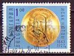 BULGARIA \ BULGARIE - 1993 - Isac Newton - 350 An  De La Naisance - 1v Used - Gebruikt