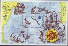 TRISTAN DA CUNHA - MAPS - PENGUINS - SHIPS  - **MNH - 1974 - Pingouins & Manchots