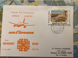 Nouakchott Dakar 1981 - First Air Afrique Airbus Flight Vol - Mauritanie (1960-...)