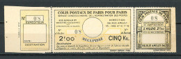 AB2-19 France Colis De Paris N° 140 ** Cote 60 Euros. CADEAU !!! - Neufs