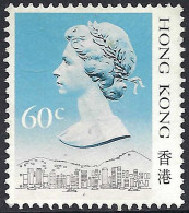 HONG KONG 1987 QEII 60c Multicoloured, No Date SG541b FU - Gebruikt