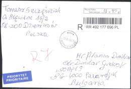 Mailed Cover (registered Letter) 2022 From Poland - Covers & Documents