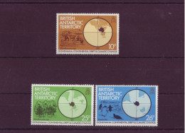 Antarctique - British Antarctic Territory - Gondwana - Continental Drift & Climatic Change - 3 Timbres Différents - 4869 - Altri & Non Classificati