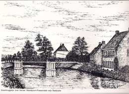 BRUG KANAAL NIEUWPOORT-PLASSENDALE RATTEVALLE Ca21x30cm ©1981 G. Finaut ERFGOED MIDDELKERKE GESCHIEDENIS HEEMKUNDE R490 - Middelkerke