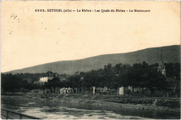 CPA Seyssel Les Quais Du Rhone Le Monument (1344376) - Seyssel