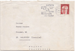 33575# GERMANY LETTRE VIGNETTE BANNEUX JUNGFRAU DER ARMEN AACHEN 1972 36 CHIO VOROLYMPIA DER REITER DALSTEIN MOSELLE - Lettere
