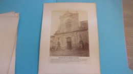 63 RIOM EGLISE SAINT AMABLE  Vers 1880 PHOTO  RAVEYRE VICHY - Anciennes (Av. 1900)
