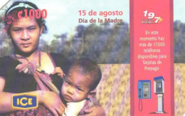Costa Rica:Used Phonecard, ICE, 1000 Colones, Mother And Kid, 2005 - Costa Rica