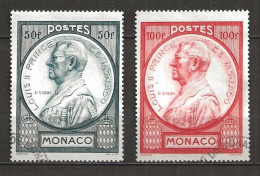 MONACO 1946 . N°s 285 Et 286 . Oblitérés . - Oblitérés