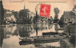 FRANCE - Argenton - Rive Gauche De La Creuse En Aval Du Pont Vieux - Carte Postale Ancienne - Marmande