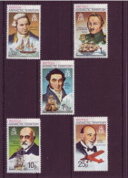 Antarctique - British Antartic Territory  - Célébrités - 5 Timbres Différents - 4890 - Autres & Non Classés