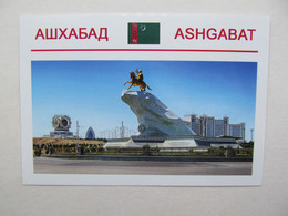 Turkmenistan Ashgabat Monument Arkadag (Monument To Gurbanguly Berdimuhamedov) - Turkmenistan