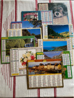 Lot De 10 Calendriers De 1991 à 2000 Compris - Grossformat : 1991-00