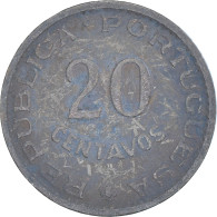 Monnaie, Angola, 20 Centavos, 1962 - Angola