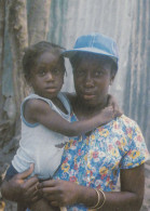 CARIBBEAN, WOMAN WITH CHILD, FOTOGRAPH, ANTILLES - Antigua E Barbuda